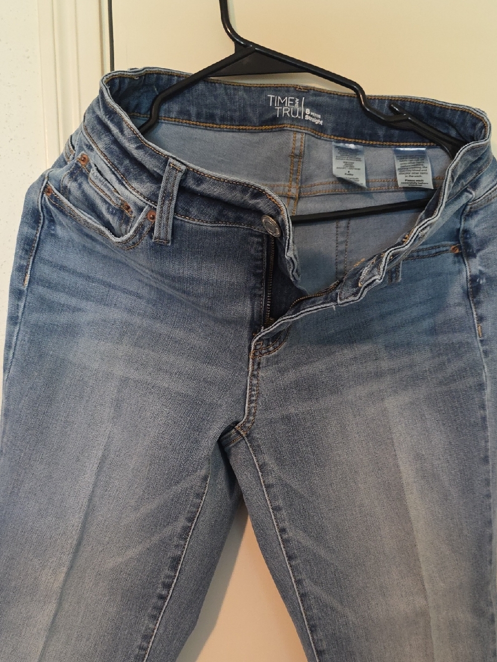 Time and Tru BLUE Denim straight legs